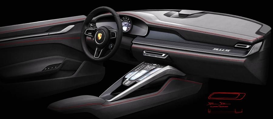 Эскиз Porsche 911 Carrera (992) 2019 года  (WW) (фото 141 из 148)